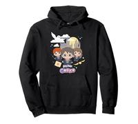 Harry Potter x Gokko Harry, Hermione and Ron Hogwarts Pullover Hoodie