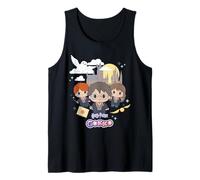 Harry Potter x Gokko Harry, Hermione and Ron Hogwarts Tank Top
