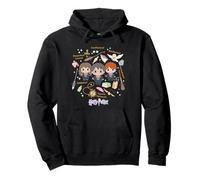 Harry Potter x Gokko Harry, Hermione and Ron with Icons Pullover Hoodie
