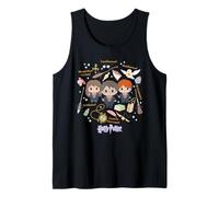 Harry Potter x Gokko Harry, Hermione and Ron with Icons Tank Top
