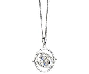 Harry Potter x Swarovski Zeitumkehrer Halskette & Anhänger (Sterling Silber)