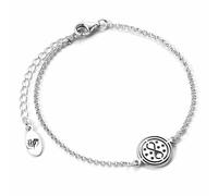 Harry Potter Armband mit Zeitumkehrer-Charm-Anhänger aus Sterlingsilber, Einheitsgröße, Sterling-Silber