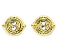 Harry Potter Zeitumkehrer Ohrstecker-Set goldfarben