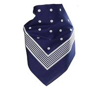 Harrys-Collection Bandana Kopftuch Zimmermannstuch 100% Baumwolle, schwarz | vielseitiges Dreieckstuch für Freizeit und Sport, sehr weicher Stoff, modisches Accessoire, beidseitig bedruckt