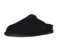 Damen Hausschuh Pantoffel aus Lammfell in 3 Farben TPR Sohle schwarz, 39