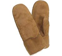 Harrys-Collection Damen Herren dicke Fäustlinge aus Lammfell in 4 Farben, Farben:natur, Handschuhgröße:8