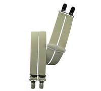 Hosenträger mit 4 Clips 9 Farben lieferbar 25 mm breit beige