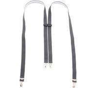 Hosenträger mit 4 Clips 9 Farben lieferbar 25 mm breit dunkelgrau