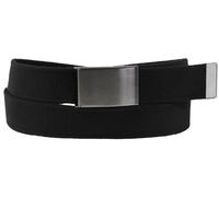 Stoff Gürtel 40mm Breite starkes Band! 12 Farben schwarz