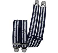 Edler Hosenträger mit Anker weiß, 120 cm