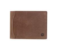 Vintage Geldbörse mit Riegel quer RFID Schutz braun