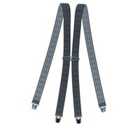 Edler Hosenträger mit feinen Streifen in 3 Farben! dunkelgrau