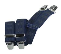 Edler Hosenträger mit feinen Streifen in 3 Farben! marine