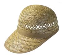 Harrys-Collection Herren Einfache Schildmütze aus Stroh, Groeße:55