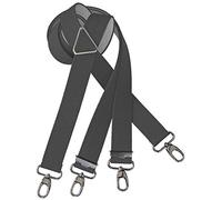 Harrys-Collection Herren extra starker Hosenträger mit Karabinerhaken Made in Germany, Größen:120 cm, Farben:dunkelgrau