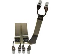 Hosenträger mit 6 Clips beige Rustikal