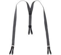 Hosenträger mit Knopfloch in Überlänge dunkelgrau