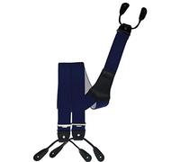 Rollenzug Hosenträger mit Knopfloch marine, 120 cm