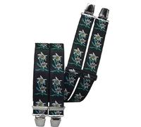Harrys-Collection Hosenträger Herren 4 Clips 35mm Oktoberfest, schwarz