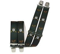 Harrys-Collection Herren Hosenträger mit 4 extra starken Clips Schütze