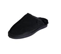Harrys-Collection Lammfell Hausschuhe - 100% Merino Pantoffeln für Damen & Herren - Atmungsaktiv & Durchblutungsfördernd - Leder Hausschuhe, Farben:schwarz, Schuhgröße:41