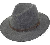 Rollbarer Hut in 3 Farben melange grau, 58
