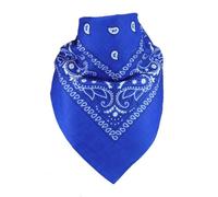 Harrys-Collection Unisex Bandana Bindetuch 100% Baumwolle (1 er 6 er oder 12 er Pack), Farbe:royalblau