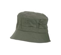 Harrys-Collection Unisex Fischerhut Anglerhut Baumwolle, Oliv, 61
