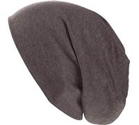Harrys-Collection Unisex Slouch Beanie Strickmütze Mütze, Schwarz, One Size