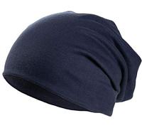 Harrys-Collection Unisex Slouch Beanie Strickmütze Mütze, Schwarz, One Size