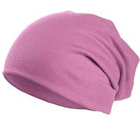 Harrys-Collection Unisex Slouch Beanie Strickmütze Mütze, Schwarz, One Size