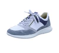 Hartjes Breeze 1140-1917 Aluminium/Eisgrau - Schnürschuh mit loser Einlage - Damenschuhe Bequeme Schnürschuhe, Grau, leder (velour/nappa) für Damen, bunt, Größe 39 EU / 6 UK