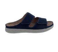 Hartjes Groove Pantolette 122.1221/20 48.00 Weite H Stahlblau Nubukleder Blau Gr. 42