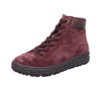 Hartjes Phil Boot 1721404 Aubergine (rot) - ungefütterte Stiefelette - Damenschuhe Modische Stiefelette / Boots, Rot, leder (velour/nappa) für Damen, rot, Größe 38 EU / 5 UK