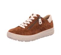 Hartjes Phil Shoe Halbschuh 162.1401/3153.32, Velourleder, Cognac - Beige, Weite H, Fußbett zum Wechseln Braun Gr. 39