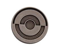 Hartmann-Knöpfe interessante silberne Metall-Ösenknöpfe mit coolem grafischem Design 15mm oder 28mm (6 Stück) (15mm)