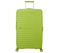 Hartschalen-Trolley AMERICAN TOURISTER "FASTFORWARD, verschiedene Größen und Farben", Damen, Gr. B/H/T: 50cm x 78cm x 30cm 108 l, grün (neon lime), Polypropylen, unifarben, Koffer, Hartschalen-Koffer
