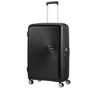 Hartschalen-Trolley AMERICAN TOURISTER "SOUNDBOX, in verschiedenen Farben und Größen", Damen, Gr. B/H/T: 40cm x 55cm x 20cm 35,5 l, schwarz (bass schwarz), Polypropylen, unifarben, Koffer, Reisekoffer