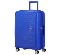Hartschalen-Trolley AMERICAN TOURISTER "SOUNDBOX, in verschiedenen Farben und Größen", Gr. B/H/T: 47cm x 67cm x 29cm 71,5 l, blau (cobalt blau), Polypropylen, unifarben, Koffer, Reisekoffer Trolley Au