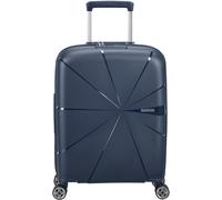 Hartschalen-Trolley AMERICAN TOURISTER "STARVIBE, in verschiedenen Farben und Größen", Damen, Gr. B/H/T: 40cm x 55cm x 20cm 37 l, blau (navy), Polypropylen, unifarben, Koffer, Handgepäck-Koffer Reiseg