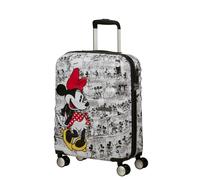 Hartschalen-Trolley AMERICAN TOURISTER "WAVEBREAKER DISNEY, verschiedene Motive", Gr. B/H/T: 40cm x 55cm x 20cm 36 l, weiß (minnie comics weiß), ABS, Koffer, Reisekoffer Reisegepäck (44940400-0) minni