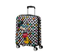 Hartschalen-Trolley AMERICAN TOURISTER "WAVEBREAKER DISNEY, verschiedene Motive", Gr. B/H/T: 40cm x 55cm x 20cm 36 l, mickey check, ABS, Koffer, Reisekoffer Reisegepäck (28479568-0) mickey check