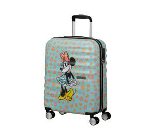 Hartschalen-Trolley AMERICAN TOURISTER "WAVEBREAKER DISNEY, verschiedene Motive", Gr. B/H/T: 40cm x 55cm x 20cm 36 l, minnie pastel dots, ABS, Koffer, Reisekoffer Reisegepäck (13888933-0) minnie paste