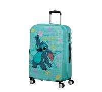 Hartschalen-Trolley AMERICAN TOURISTER "WAVEBREAKER DISNEY, verschiedene Motive", Kinder, Gr. B/H/T: 47cm x 67cm x 26cm 64 l, stitch flower, ABS, Koffer, Reisekoffer Reisegepäck (37367518-0) stitch fl