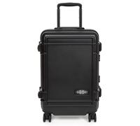 Hartschalen-Trolley EASTPAK "RESIST'R CASE S BRUSHED METAL mit 30 Jahren Garantie", Gr. B/H/T: 35cm x 55cm x 23cm 34 l, schwarz, Polycarbonat, metallic, festlich, Koffer, Reisegepäck Handgepäck-Koffer