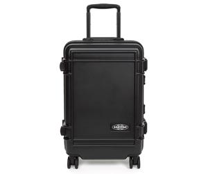 Hartschalen-Trolley EASTPAK "RESIST'R CASE S BRUSHED METAL mit 30 Jahren Garantie", Gr. B/H/T: 35cm x 55cm x 23cm 34 l, schwarz, Polycarbonat, metallic, festlich, Koffer, Reisegepäck Handgepäck-Koffer