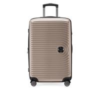Hartschalen-Trolley HAUPTSTADTKOFFER "Mitte, verschiedene Größen und Farben", Damen, Gr. B/H/T: 45cm x 68cm x 25cm 67 l, beige (champagner), ABS, unifarben, festlich, Koffer, Hartschalen-Koffer Reiseg