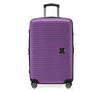 Hartschalen-Trolley HAUPTSTADTKOFFER "Mitte, verschiedene Größen und Farben", Damen, Gr. B/H/T: 45cm x 68cm x 25cm 67 l, lila (aubergine), ABS, unifarben, festlich, Koffer, Hartschalen-Koffer Reisegep