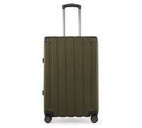 Hartschalen-Trolley HAUPTSTADTKOFFER "Q-Damm, verschiedene Farben und Größen", Damen, Gr. B/H/T: 45,5cm x 68cm x 27cm 71 l, grün (avocado), ABS, festlich, Koffer, Hartschalenkoffer Reisekoffer Trolley