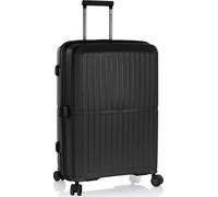Hartschalen-Trolley HEYS "AirLite, verschiedene Größen und Farben", Gr. B/H/T: 46cm x 66cm x 28cm 82 l, schwarz, Polypropylen, unifarben, Koffer, Heys Hartschalen-Koffer TSA Schloss (77745213-0) schwa